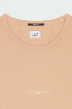 24/1 JERSEY RESIST DYED LOGO - T-shirt | Orange