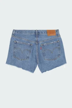 501 ORIGINAL - Short court en denim délavé | Bleu