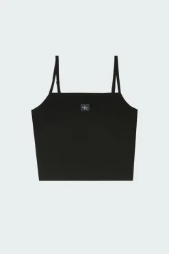 A- WOVEN LABEL RIB C - Top | Noir