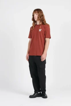 ACE CHEST PRINT T-SHIRT - T-shirt | Marron