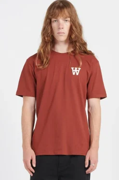 ACE CHEST PRINT T-SHIRT - T-shirt | Marron