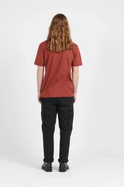 ACE CHEST PRINT T-SHIRT - T-shirt | Marron