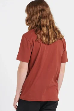 ACE CHEST PRINT T-SHIRT - T-shirt | Marron