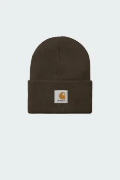 Acrylic Watch Hat - Bonnet | Marron