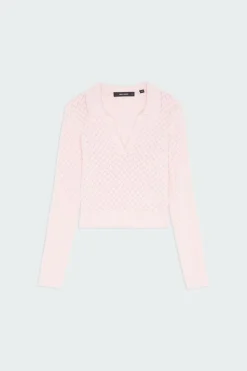 ada knit ls polo - Pull | Rose