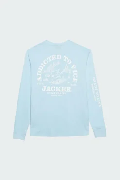 Addicted - T-shirt | Bleu