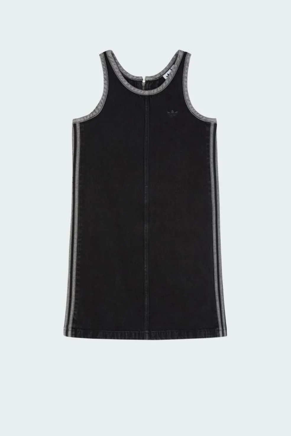 Adicolor Denim 3-Stripes Tank Dress - Robe | Noir