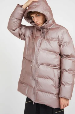 Alta long puffer string - Doudoune | Rose