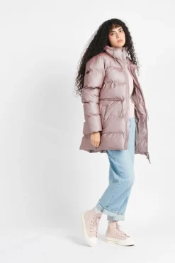 Alta long puffer string - Doudoune | Rose