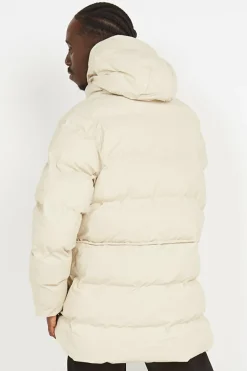 Alta long puffer string - Doudoune | Beige