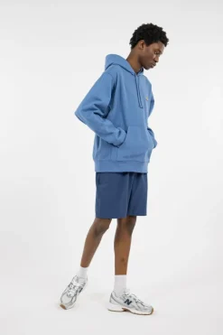 AMERICAN SCRIPT - Hoodie | Bleu