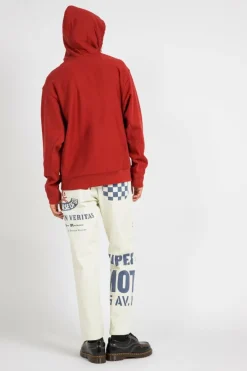 AMERICAN SCRIPT - Hoodie | Rouge