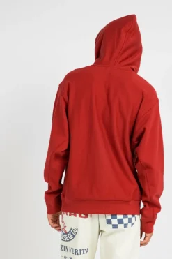 AMERICAN SCRIPT - Hoodie | Rouge
