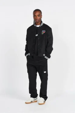 Anchorage Bomber Jacket Black - Veste | Noir