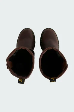 Anistone Hi Dark Brown Burnished Waxy Pull Up Wp - Bottines | Marron