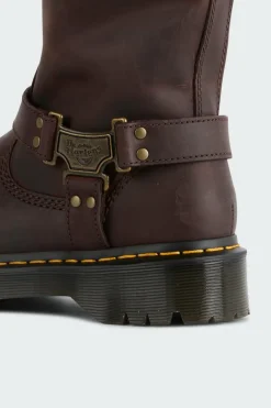 Anistone Hi Dark Brown Burnished Waxy Pull Up Wp - Bottines | Marron