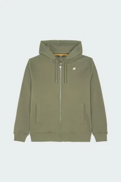 ANTHONY TERRY - Hoodie zippé | Kaki