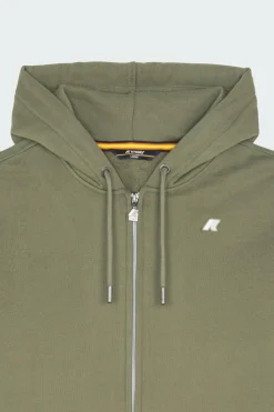 ANTHONY TERRY - Hoodie zippé | Kaki