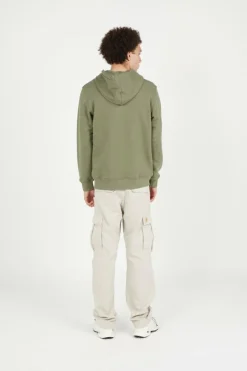 ANTHONY TERRY - Hoodie zippé | Kaki