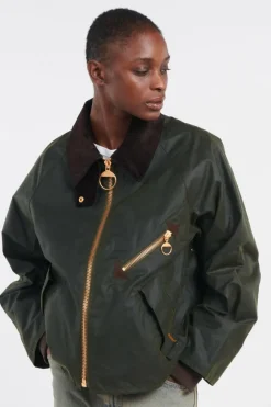 ARLENE WAX JACKET - Veste | Kaki