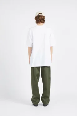 Asa Spray Paint T-shirt GOTS - T-shirt | Blanc