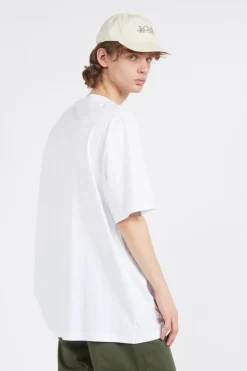 Asa Spray Paint T-shirt GOTS - T-shirt | Blanc