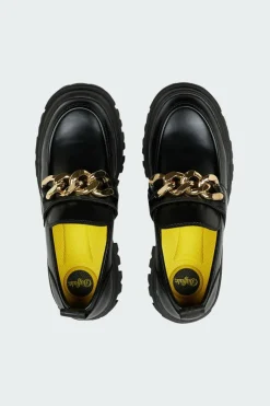 ASPHA LOAFER CHAIN - mocassins | Noir