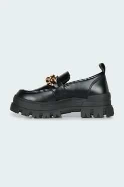 ASPHA LOAFER CHAIN - mocassins | Noir
