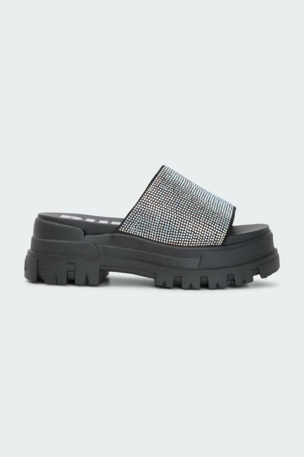 ASPHA SLIDE GLAM - Sandales | Noir