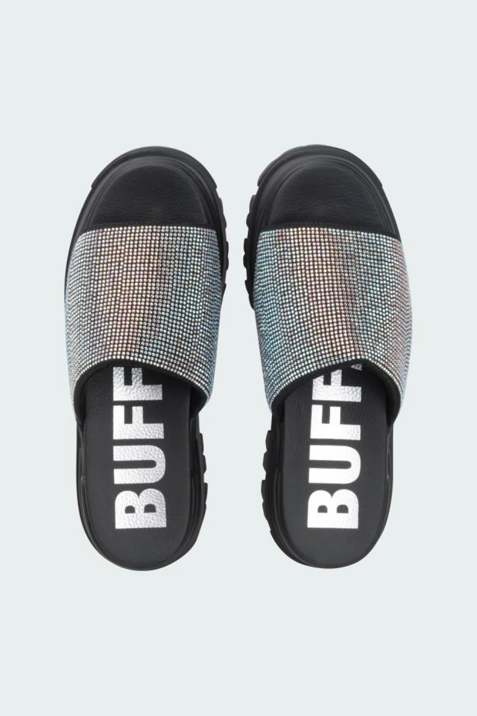 ASPHA SLIDE GLAM - Sandales | Noir