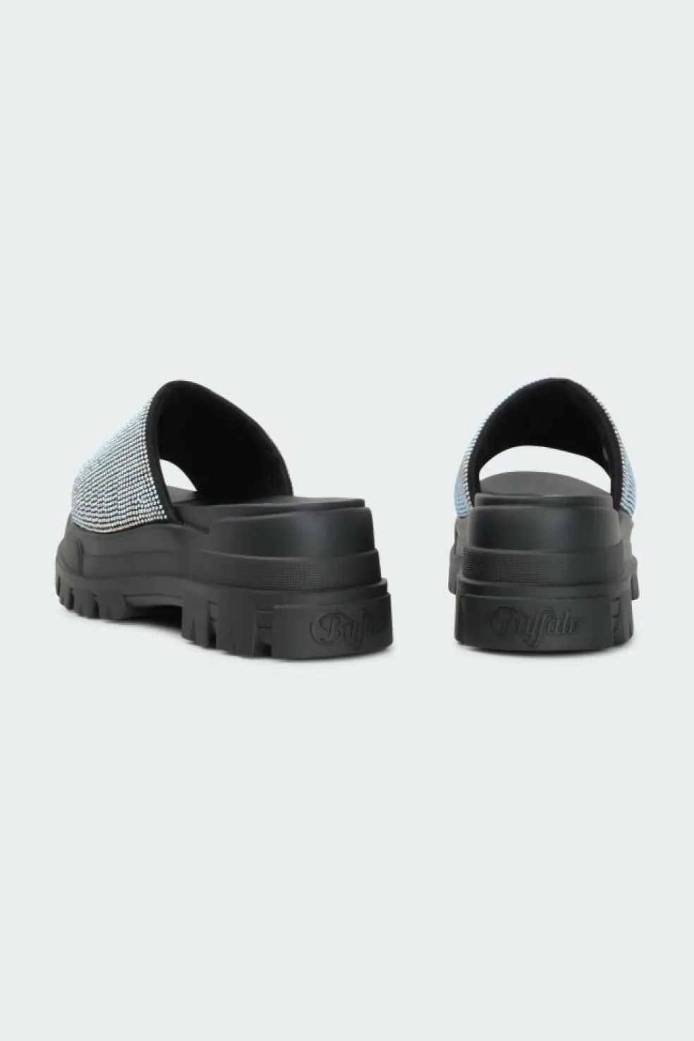 ASPHA SLIDE GLAM - Sandales | Noir