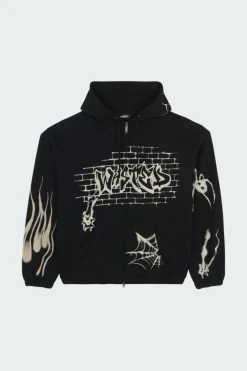 ATM BOXY ZIP HOODIE - Hoodie | Noir