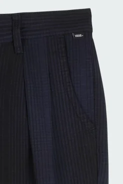 Authentic Chino Loose Tapered Plaid - Pantalon | Noir