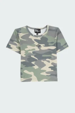 AVRIL CAMO - t-shirt | Vert