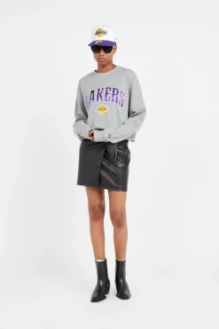 BA APPLIQUE CREW - Hoodie | Gris