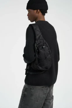 BACK PACK IN NYLON - Sac à bandoulière | Noir
