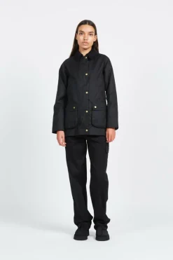 BARBOUR ACORN WAX JACKET - veste | Noir