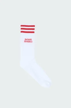 BATARD SENSIBLE RED WH - Chaussettes | Blanc