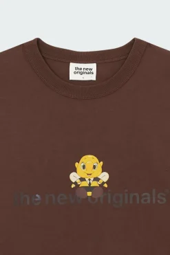 BEE CLIP ART - T-shirt | Marron