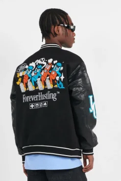 BIG PHARMA VARSITY - Blouson | Noir