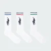 Big Pony Athletic - Pack de 3 chaussettes | Blanc
