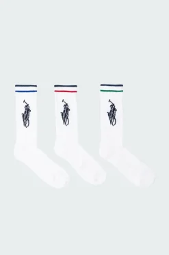 Big Pony Athletic - Pack de 3 chaussettes | Blanc