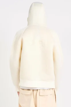 BIG SWEAT A CAPUCHE - Hoodie zippé | Blanc