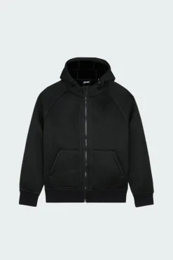 BIG SWEAT A CAPUCHE - Hoodie zippé | Noir