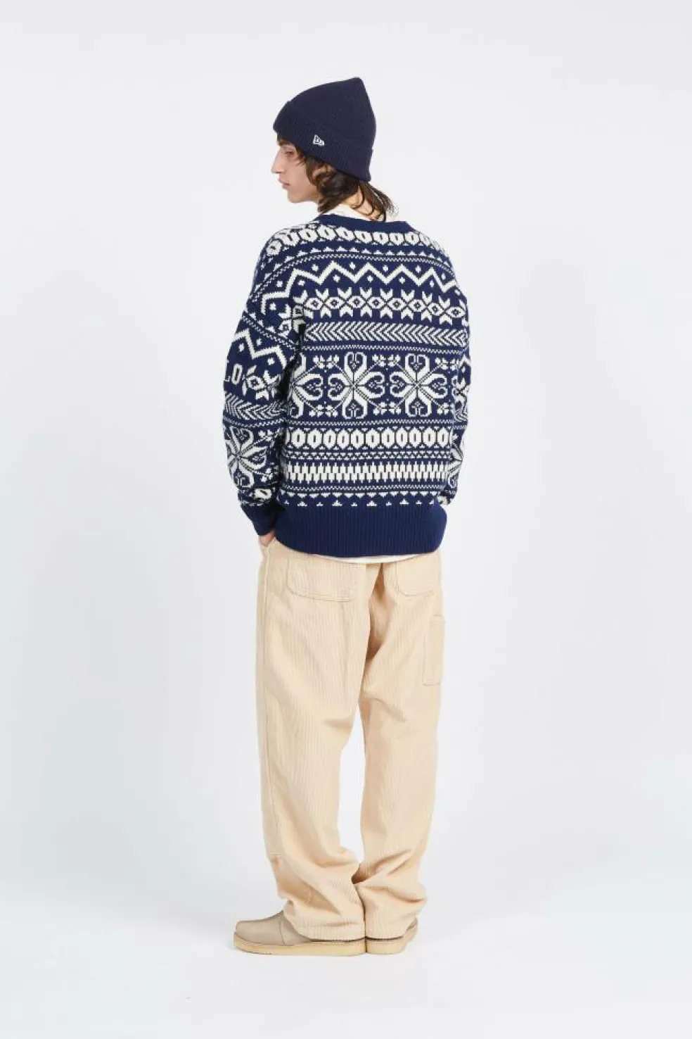 BIG TIMER CORD PANT - Pantalon | Beige