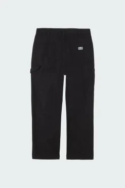 BIG TIMER TWILL DBL KNEE PANT - Pantalon | Noir
