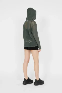 BILLY MESH HOOD - Hoodie | Gris