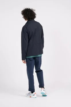 BLOUSON 4 POCHES BADGE BRODE POITRINE SCHOTT - Veste | Bleu