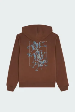 BLUEPRINT HD - Hoodie | Marron