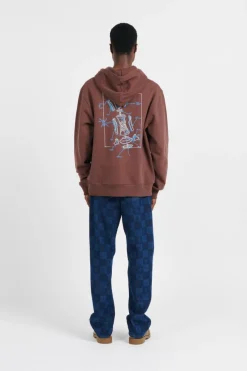 BLUEPRINT HD - Hoodie | Marron